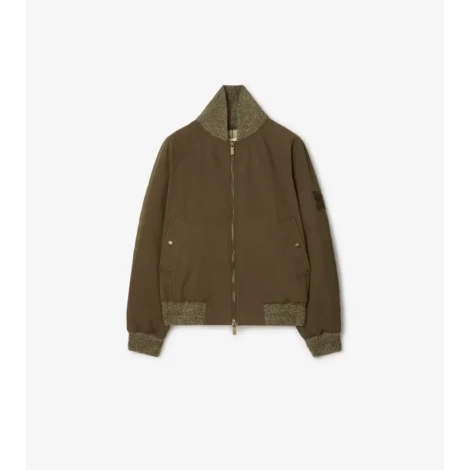 Chaqueta bomber de gabardina