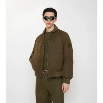 Chaqueta bomber de gabardina Chaqueta bomber de gabardina