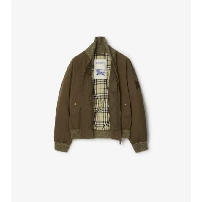 Chaqueta bomber de gabardina