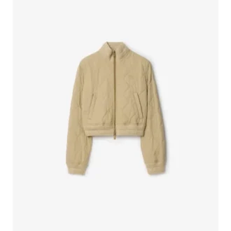 Chaqueta bomber de gabardina acolchada