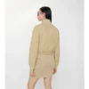 Chaqueta bomber de gabardina acolchada Chaqueta bomber de gabardina acolchada