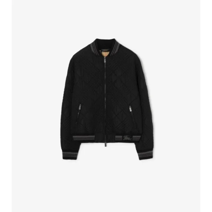Chaqueta bomber Rakewood con microcuadros Chaqueta bomber Rakewood con microcuadros