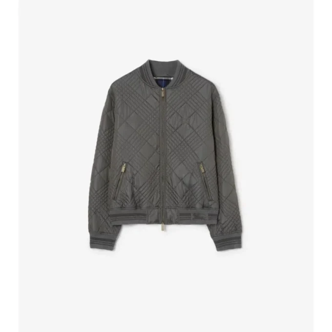 Chaqueta bomber Rakewood con microcuadros Chaqueta bomber Rakewood con microcuadros