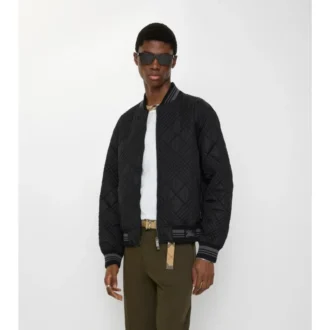 Chaqueta bomber Rakewood con microcuadros Chaqueta bomber Rakewood con microcuadros