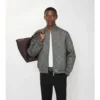 Chaqueta bomber Rakewood con microcuadros Chaqueta bomber Rakewood con microcuadros
