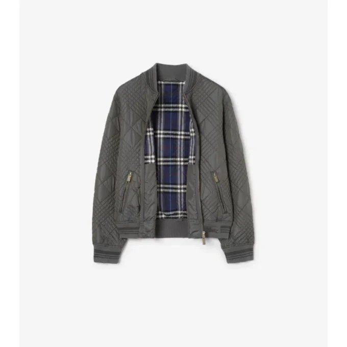 Chaqueta bomber Rakewood con microcuadros Chaqueta bomber Rakewood con microcuadros