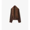 Chaqueta con bufanda desmontable de mezcla de lana Chaqueta con bufanda desmontable de mezcla de lana