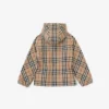 Chaqueta con capucha de algodón Vintage Check Chaqueta con capucha de algodón Vintage Check