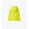 Chaqueta con capucha de nailon con cinta a cuadros Chaqueta con capucha de nailon con cinta a cuadros