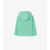 Chaqueta con capucha de nailon con cinta a cuadros Chaqueta con capucha de nailon con cinta a cuadros