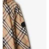 Chaqueta con capucha y estampado de cuadros Chaqueta con capucha y estampado de cuadros