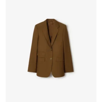 Chaqueta confeccionada en lana y mohair