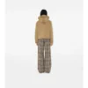 Chaqueta corta acolchada de nylon con capucha Chaqueta corta acolchada de nylon con capucha