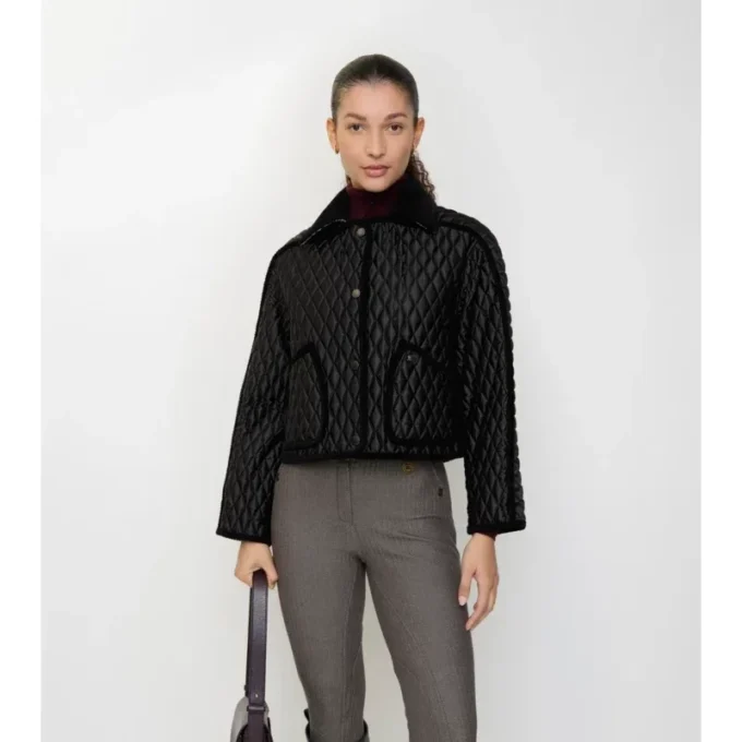 Chaqueta corta acolchada Floriston de nailon Chaqueta corta acolchada Floriston de nailon