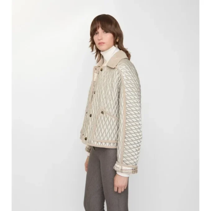 Chaqueta corta acolchada Floriston de nailon Chaqueta corta acolchada Floriston de nailon
