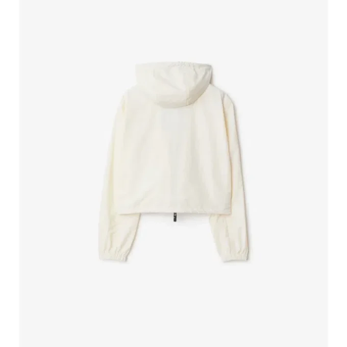 Chaqueta corta con capucha de nylon Chaqueta corta con capucha de nylon