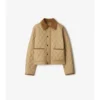 Chaqueta corta de nailon acolchada Chaqueta corta de nailon acolchada