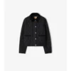 Chaqueta corta de nailon acolchada