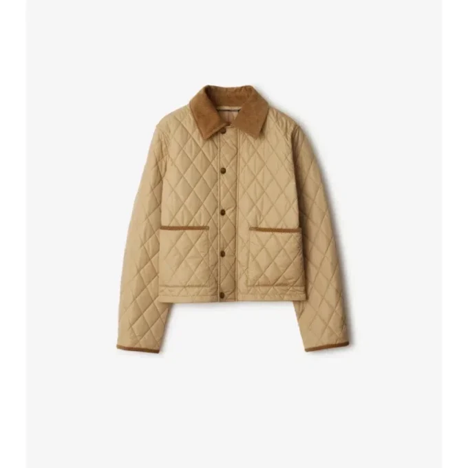 Chaqueta corta de nailon acolchada Chaqueta corta de nailon acolchada