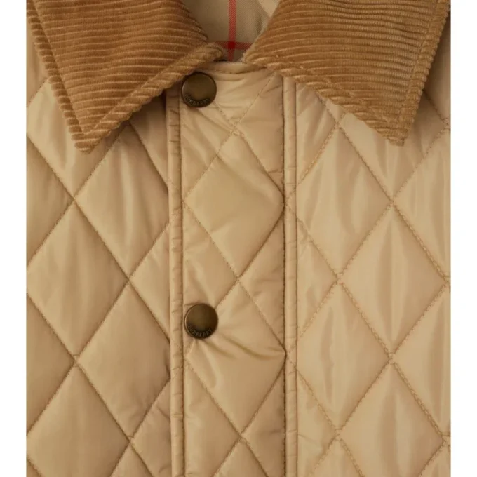 Chaqueta corta de nailon acolchada Chaqueta corta de nailon acolchada