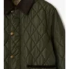 Chaqueta corta de nailon acolchada