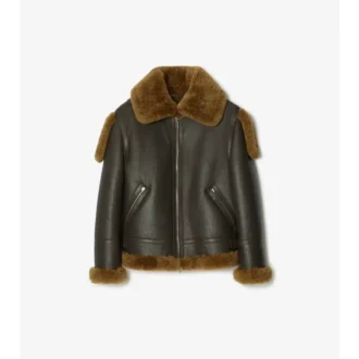 Chaqueta de aviador de piel de oveja Chaqueta de aviador de piel de oveja