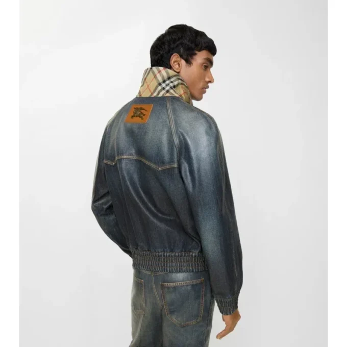 Chaqueta de denim recubierta Chaqueta de denim recubierta