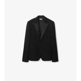 Chaqueta de esmoquin de lana Grain De Poudre Chaqueta de esmoquin de lana Grain De Poudre