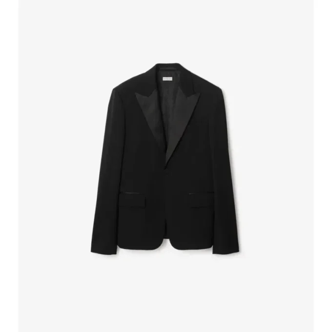 Chaqueta de esmoquin de lana Grain De Poudre Chaqueta de esmoquin de lana Grain De Poudre
