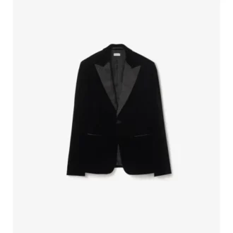 Chaqueta de esmoquin de terciopelo