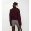 Chaqueta de lana con pañuelo desmontable Chaqueta de lana con pañuelo desmontable