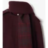 Chaqueta de lana con pañuelo desmontable Chaqueta de lana con pañuelo desmontable