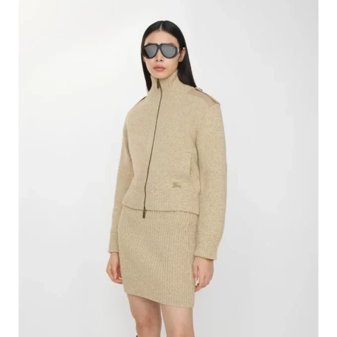 Chaqueta de lana y cachemira