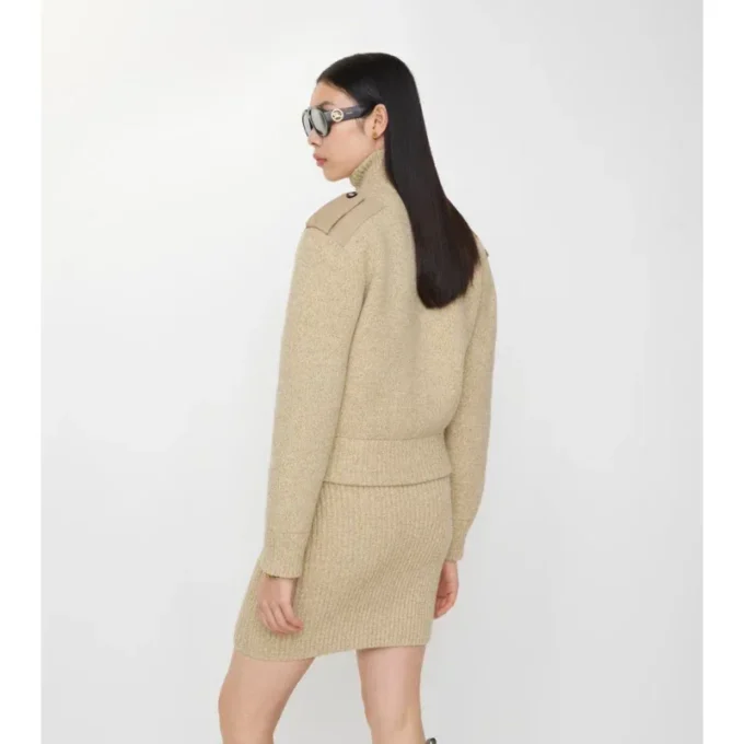 Chaqueta de lana y cachemira