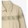 Chaqueta de lona de algodón con caballero al galope Chaqueta de lona de algodón con caballero al galope