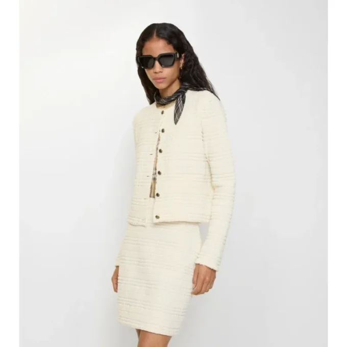 Chaqueta de mezcla de lana