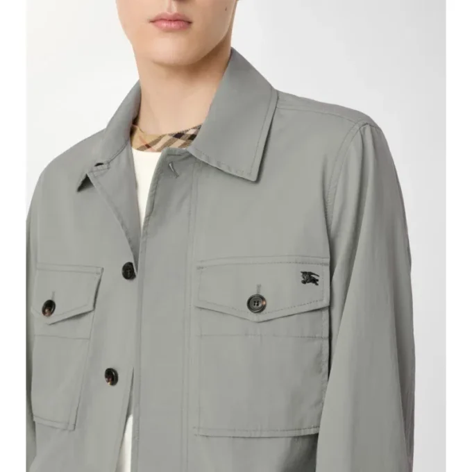 Chaqueta de sarga de algodón Chaqueta de sarga de algodón