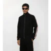 Chaqueta deportiva de algodón con ribetes Chaqueta deportiva de algodón con ribetes
