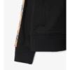 Chaqueta deportiva de mezcla de algodón con ribetes de cuadros