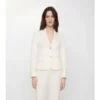 Chaqueta entallada de algodón