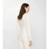 Chaqueta entallada de algodón