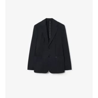 Chaqueta entallada de algodón técnico