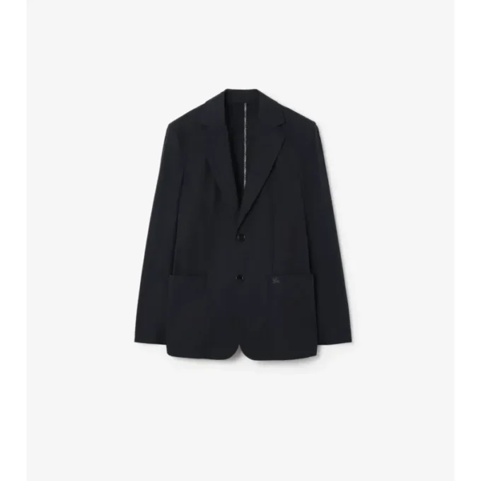 Chaqueta entallada de algodón técnico