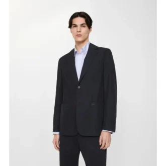 Chaqueta entallada de algodón técnico