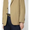 Chaqueta entallada de algodón técnico Chaqueta entallada de algodón técnico
