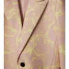 Chaqueta entallada de lana rosa Chaqueta entallada de lana rosa