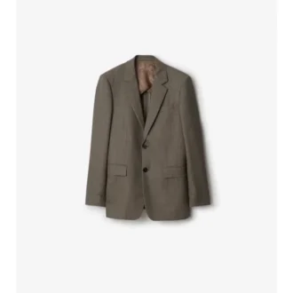 Chaqueta entallada de lana «sharkskin» Chaqueta entallada de lana «sharkskin»