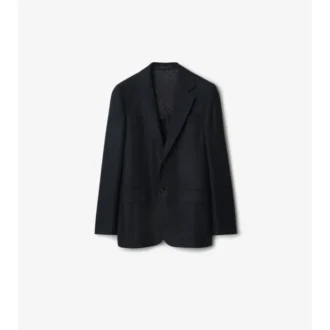 Chaqueta entallada de lana y cachemira
