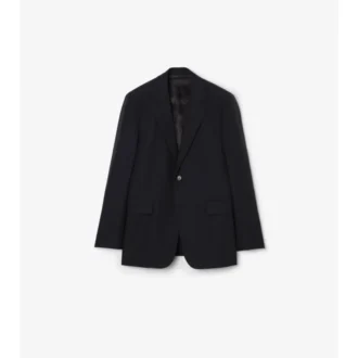 Chaqueta entallada de lana y mohair