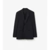 Chaqueta entallada de lana y mohair